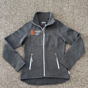 Stio Sweetwater Fleece Jacket Women's S  New Gray Full Zip Hiking Outdoor